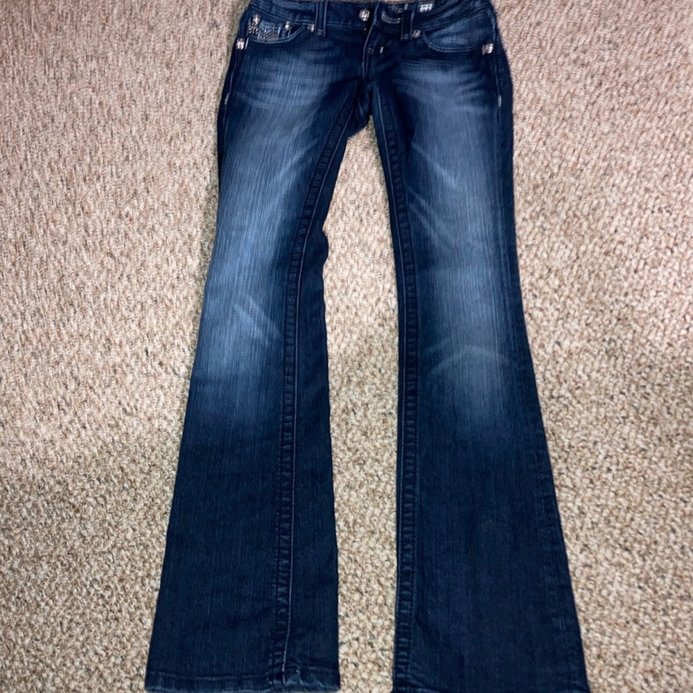 Miss Me Jeans- size 24. These jeans have a bit of flare